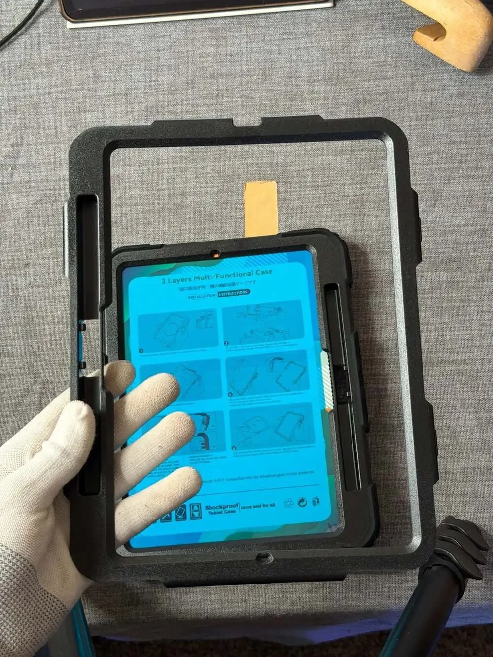 SEYMAC Shockproof Rugged Case for iPad Pro 11-inch (2024 Release)